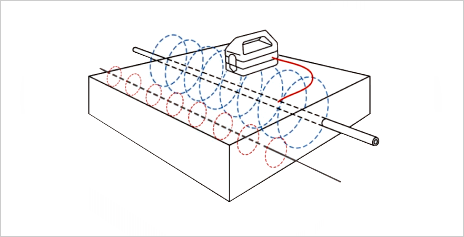 매설관 위치탐사 이미지
