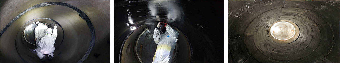 복합슬리브 부분 보수보강공법 이미지